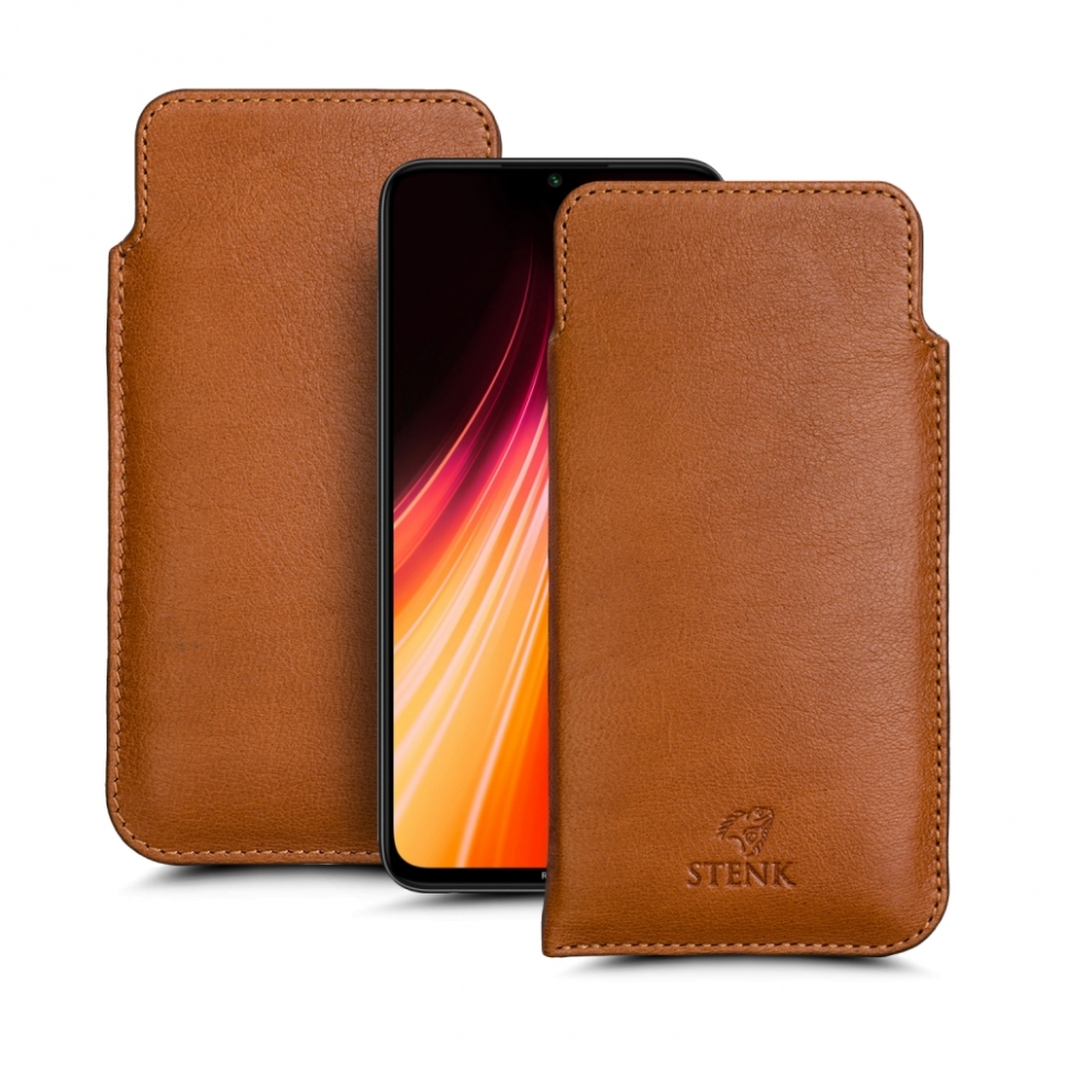 

Футляр Stenk Elegance для Xiaomi Redmi Note 8 (2021) Camel