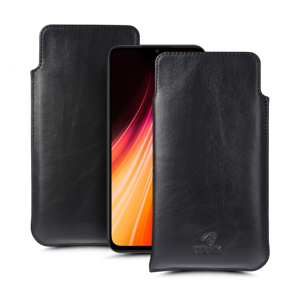 

Футляр Stenk Elegance для Xiaomi Redmi Note 8 (2021) Чёрный