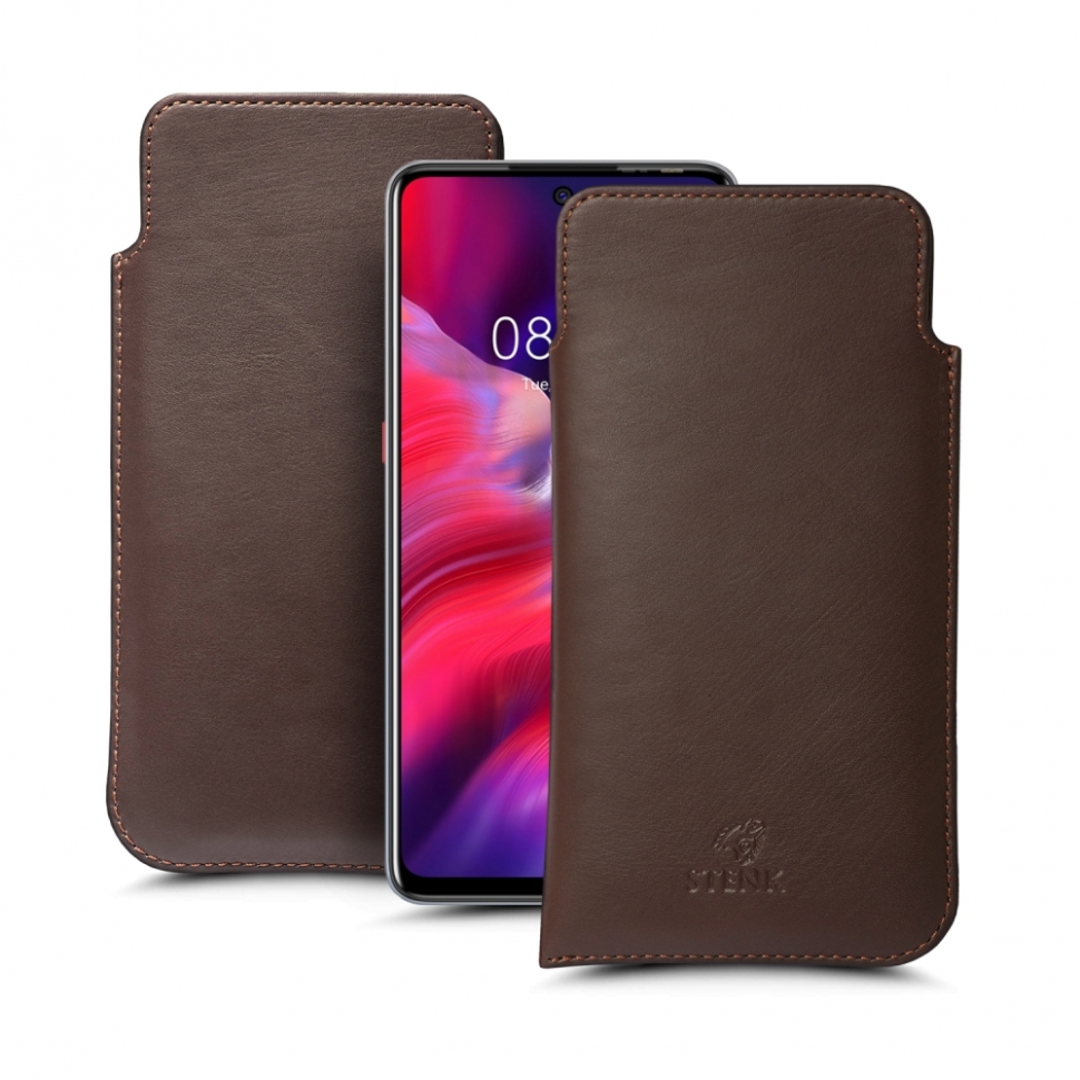 

Футляр Stenk Elegance для TECNO Pova 2 Коричневый