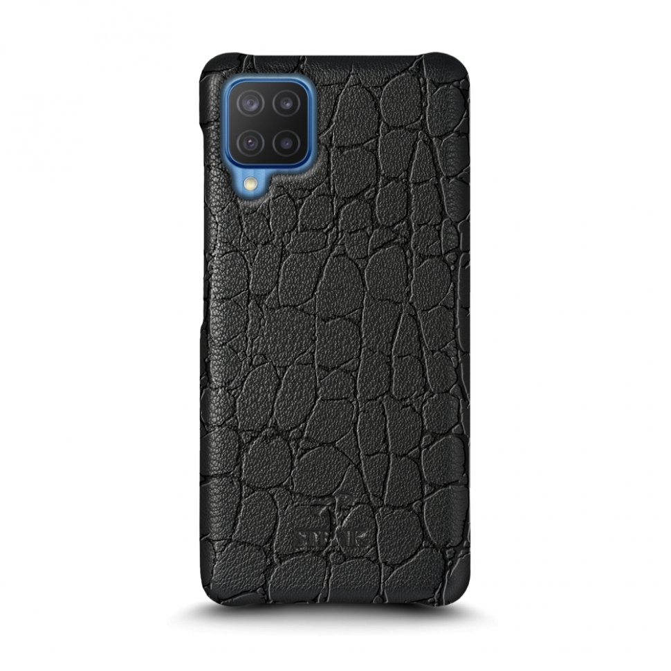 

Кожаная накладка Stenk Reptile Cover для Samsung Galaxy M12 Чёрная
