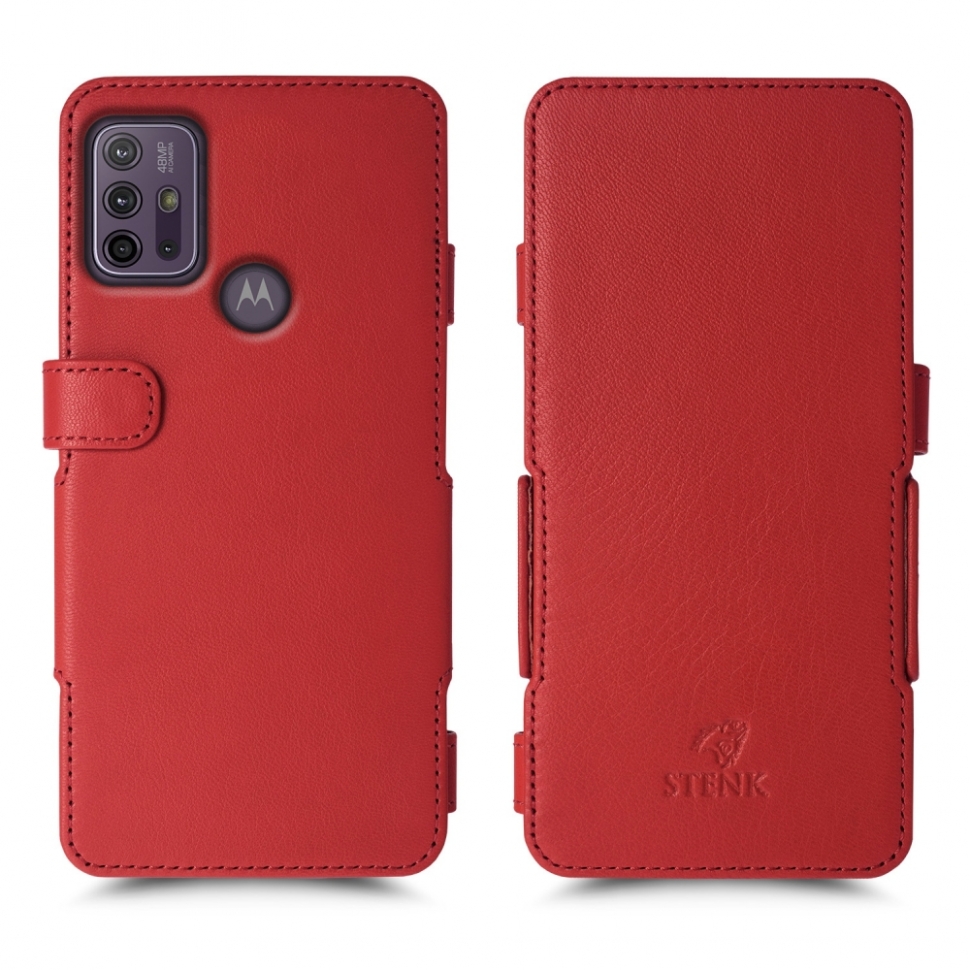 

Чехол книжка Stenk Prime для Motorola Moto G10 Красный