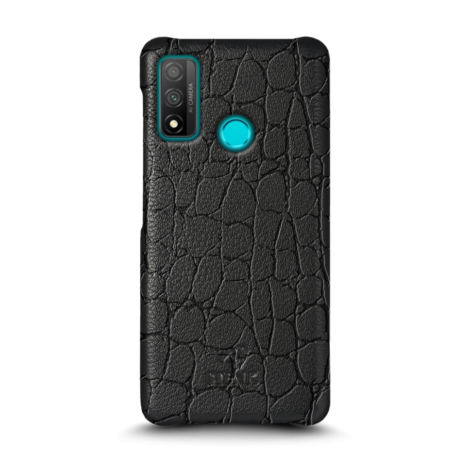 

Кожаная накладка Stenk Reptile Cover для HuaWei P Smart (2020) Чёрная