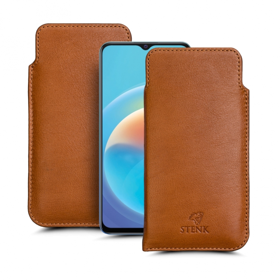 

Футляр Stenk Elegance для Vivo Y53s 4G Camel