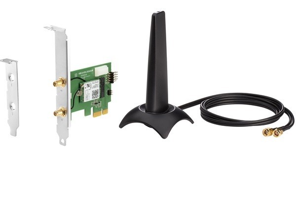 

Мережева карта бездротового зв'язку Intel Wi-Fi 6 AX200 PCIe x1 Card (6VF53AA)