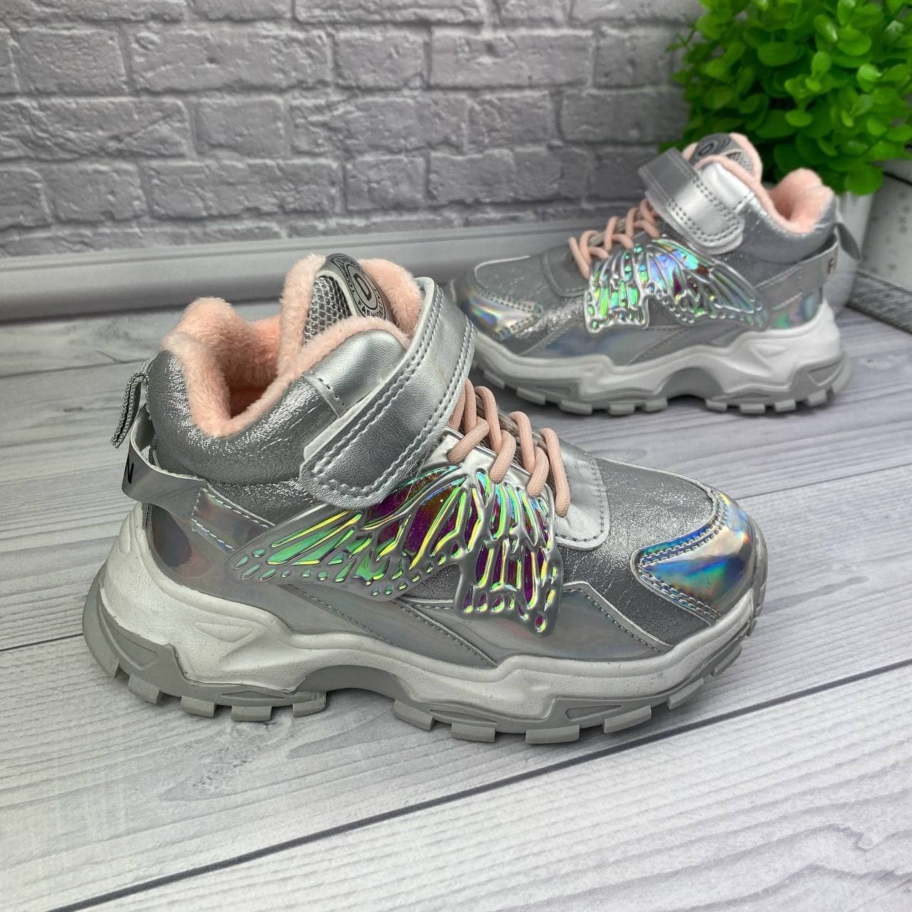 

Демисезонные ботинки на девочку Jong Golf 1048 р. 27 17,4 серебристый