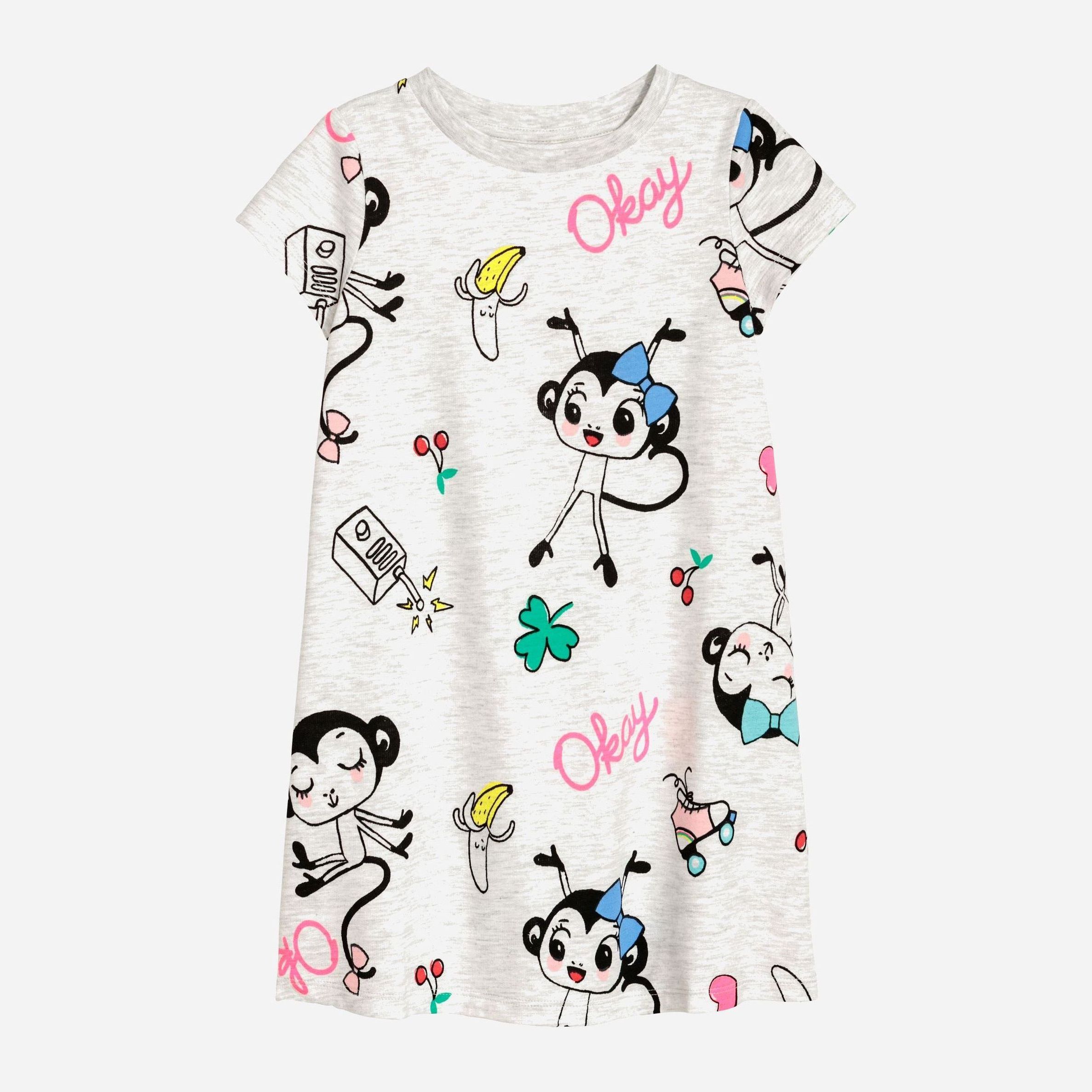

Платье H&M 0591279-7 134-140 см Серое (СА2000001784969)