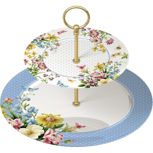 

Сервірувальне блюдо (2 уровня) Katie Alice ENGLISH GARDEN CAKE STAND 26/19 d:26 см. (CAKE3671-KA)