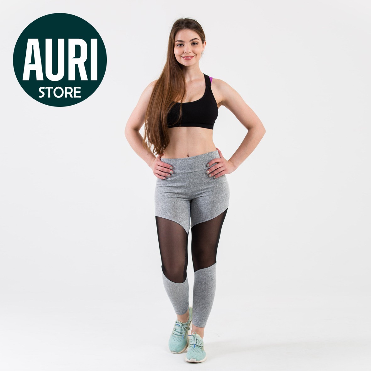 

Спортивные леггинсы LogiFit Grey Charm Серые, Спортивные леггинсы LogiFit Grey Charm Серые L