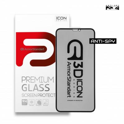 

Стекло защитное Armorstandart для Icon 3D Anti-spy Apple iPhone 11 Pro Max/XS Max Black (ARM56127-GI3D-BK)