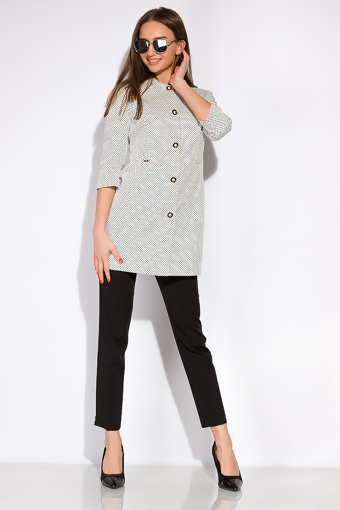 

Кардиган женский в горох Time of Style 148P320 38 Бело-синий