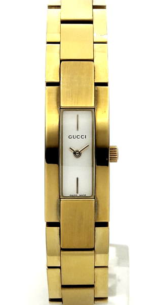 

Часы наручные Gucci 4605L 24605 g.-plated, white dial, g.-plated