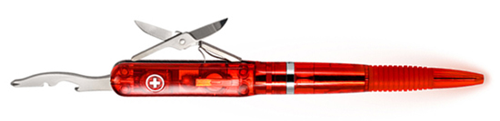 

Ручка - нож с фонариком Wagner of Switzerland SP300