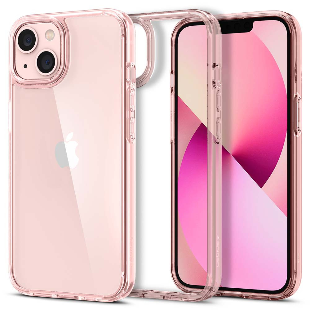 

Чехол Spigen Ultra Hybrid для iPhone 13 Rose Crystal