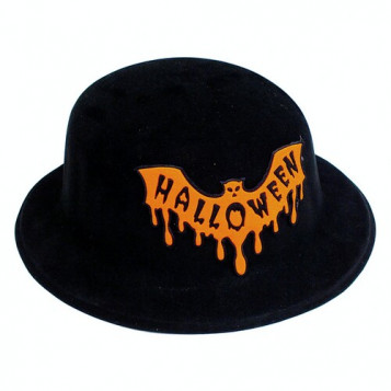 

Шляпа Котелок Halloween 15-622BLK-OR