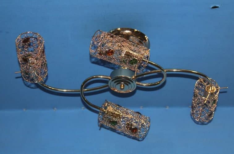 

Люстра с плафонами Ray 71250C/4 (FGD+BRN) (AN004108)