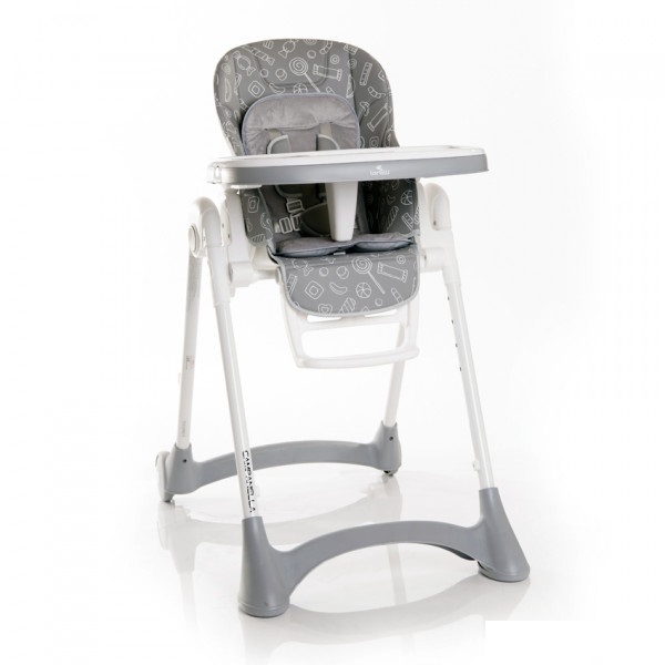 

Стульчик для кормления Lorelli CAMPANELLA (grey candy)