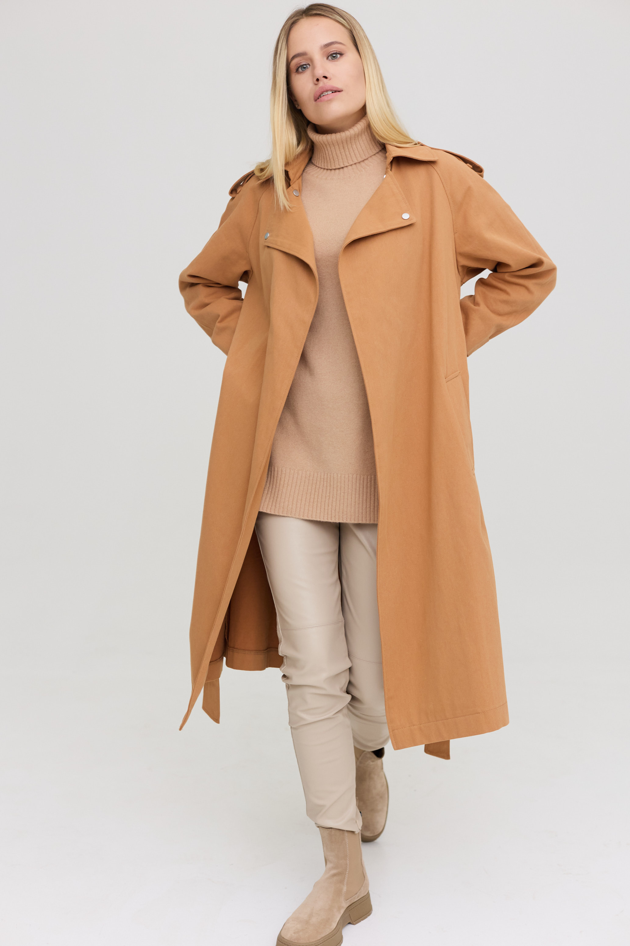 

Тренч Oversize to PEOPLE 623/3 44 Коричневый