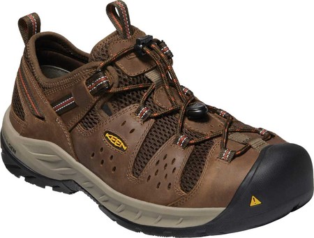 

Мужские кроссовки KEEN Utility Atlanta Cool II Steel Toe Work Shoe Shitake/Rust Leather/Mesh 45