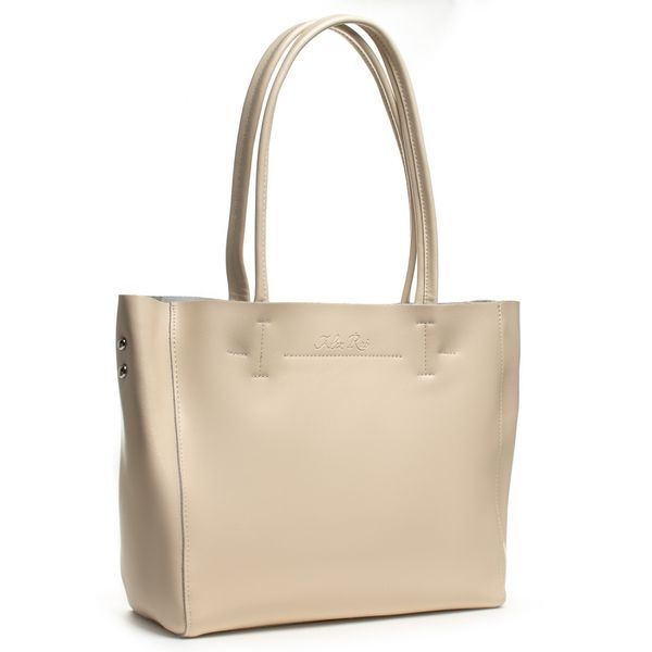 

Женская кожаная сумка классическая ALEX RAI 07-01 8630 L-beige