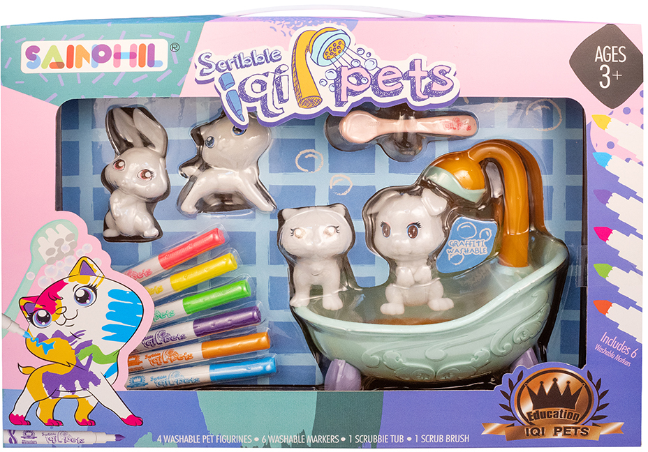 

Набор игровой Qunxing Toys "Раскрась питомца" (4812501175219)