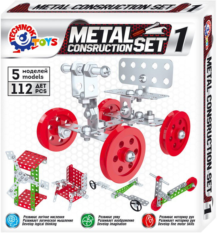 

Игрушка Technok Конструктор Металлический (6399) (4823037606399)