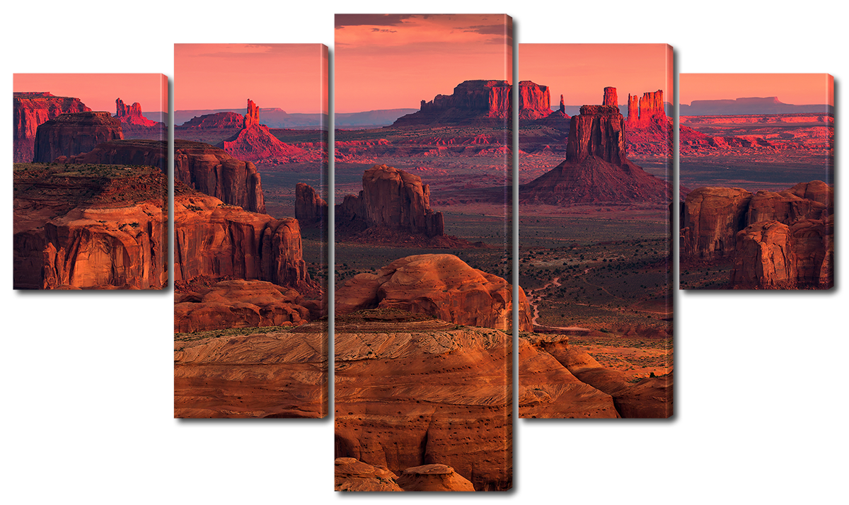 

Модульная картина Interno Холст Каньон в Аризоне, США 185х106см