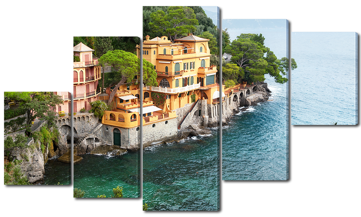 

Модульная картина Interno Холст Замок на берегу 185х106см