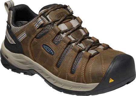 

Мужские кроссовки KEEN Utility Flint II Waterproof Steel Toe Work Shoe Cascade Brown/Orion Blue Leather/Mesh 41