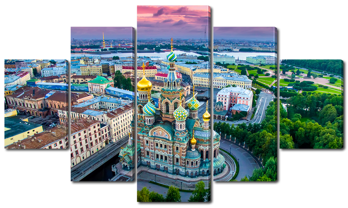 

Модульная картина Interno Эко кожа Санкт-Петербург, Россия 185х106см