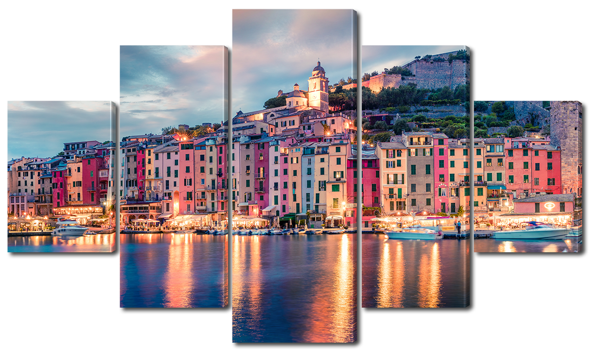 

Модульная картина Interno Эко кожа Портовенере, Италия 158х90см