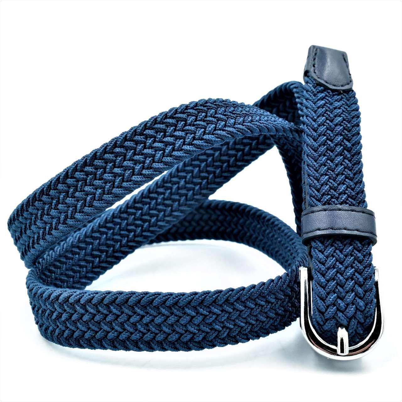 

Ремень резинка Weatro пояс синий 100-110 см