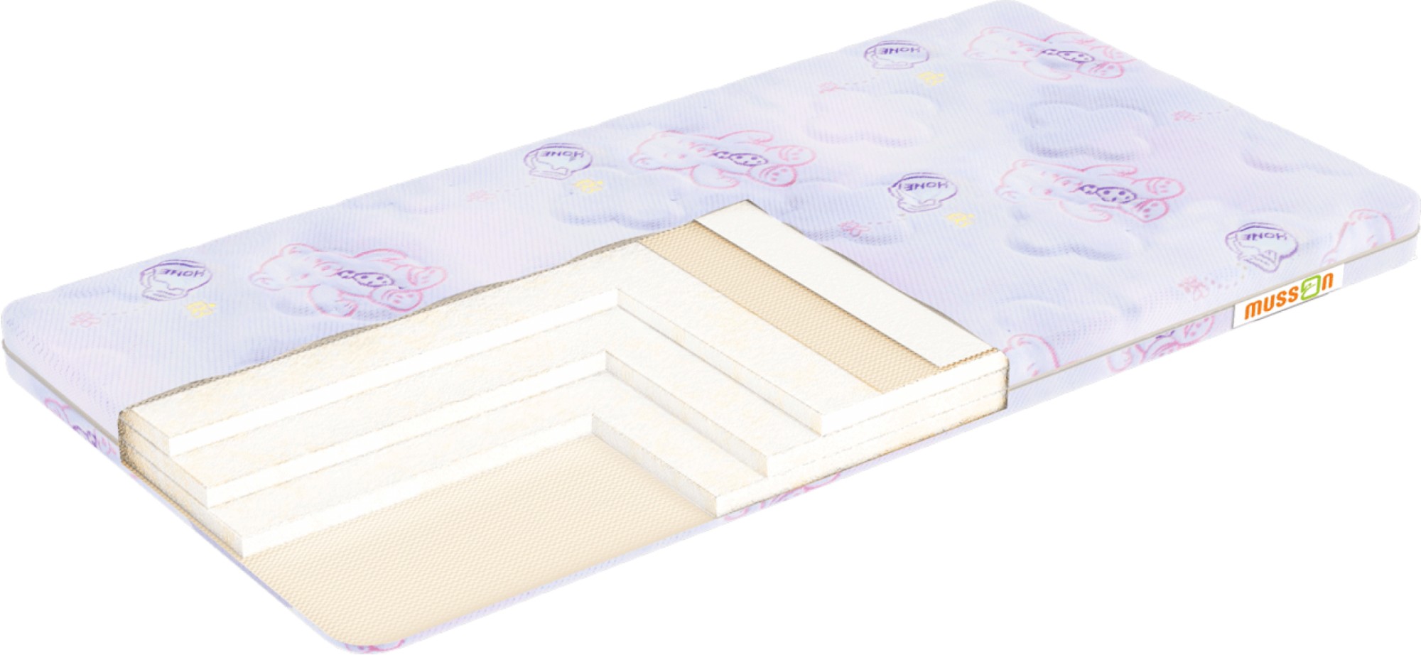 

Матрас MUSSON детский Кроха - Soft 120*200 см.