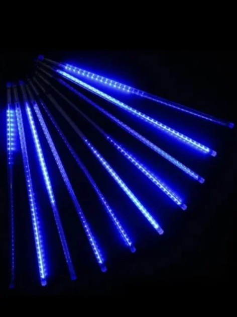 

Гирлянда LED светодиодная «Тающие сосульки» синий цвет