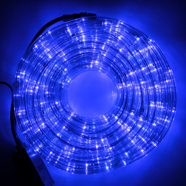 

Светодиодная LED новогодняя гирлянда прозрачный силиконовый шланг 9.8 м неоновый