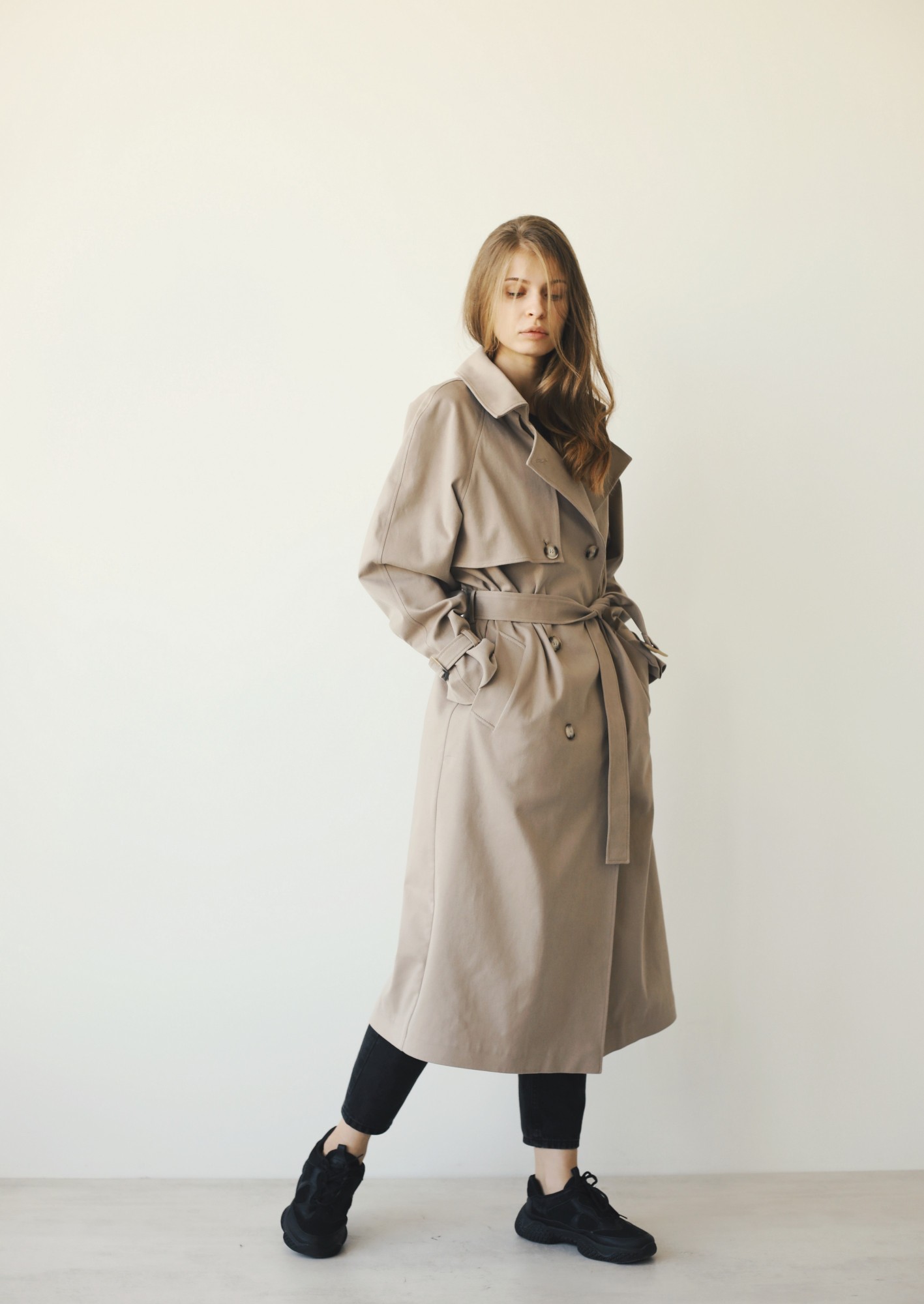 

Тренч Stlkatin 000000738 капучино M/L/XL oversize