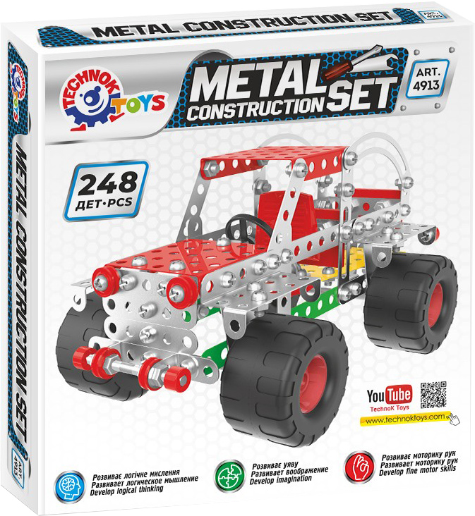 

Конструктор металлический Technok Внедорожник (4913) (4823037604913)