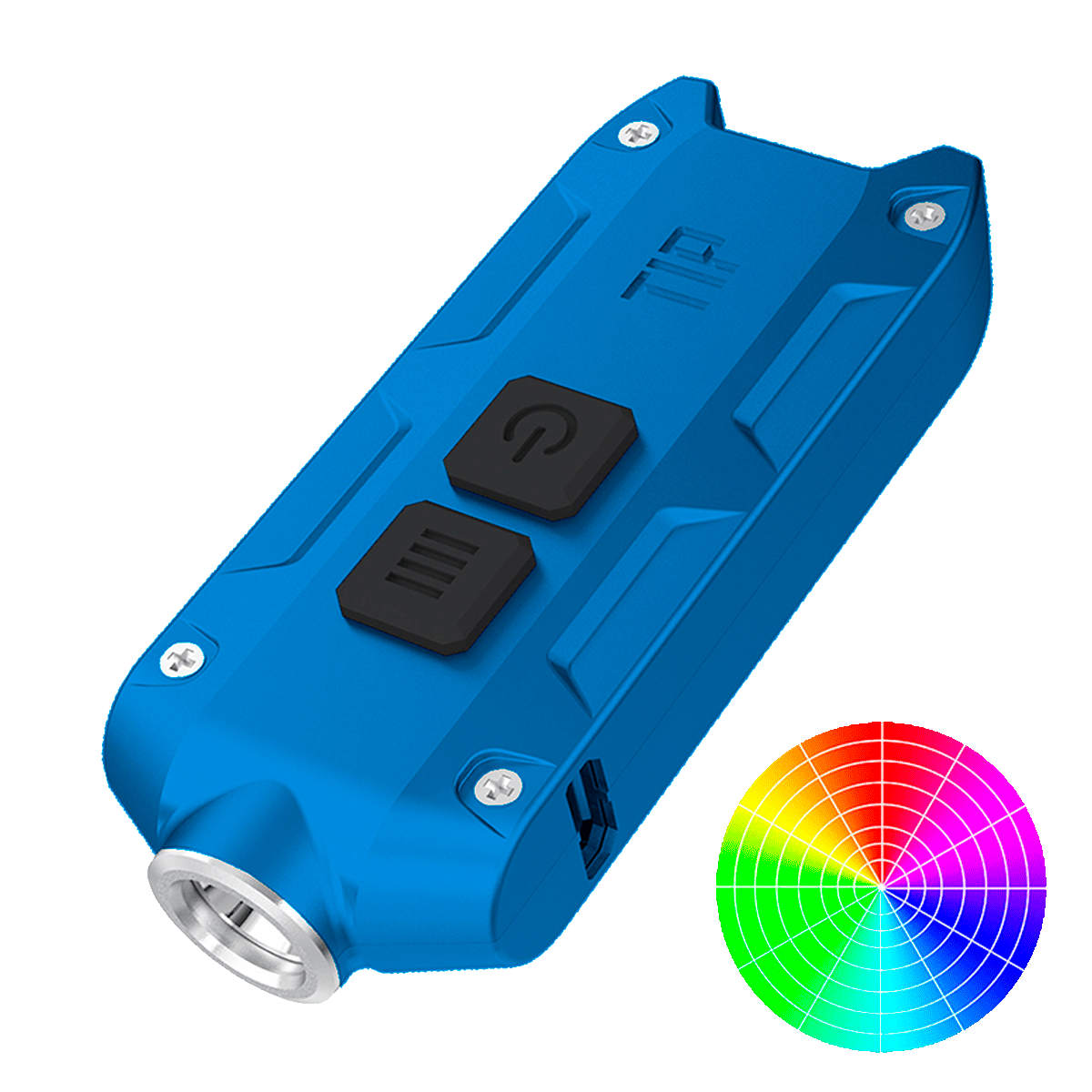 

Фонарь наключный Nitecore TIP CRI, синий