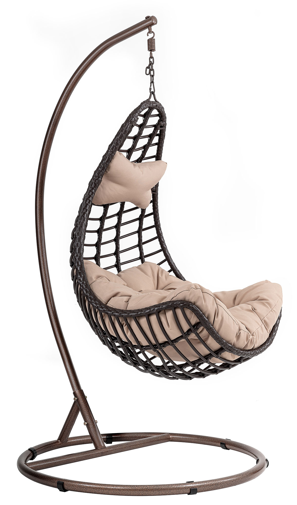 

Крісло кокон diVolio Pesca коричнево-бежевe