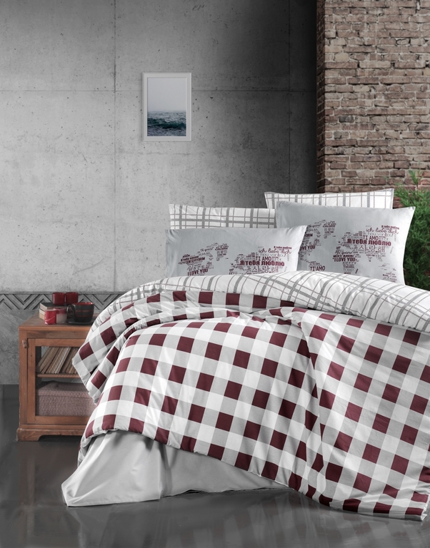 

Набор постельного белья First choice Edmon dark red m017474