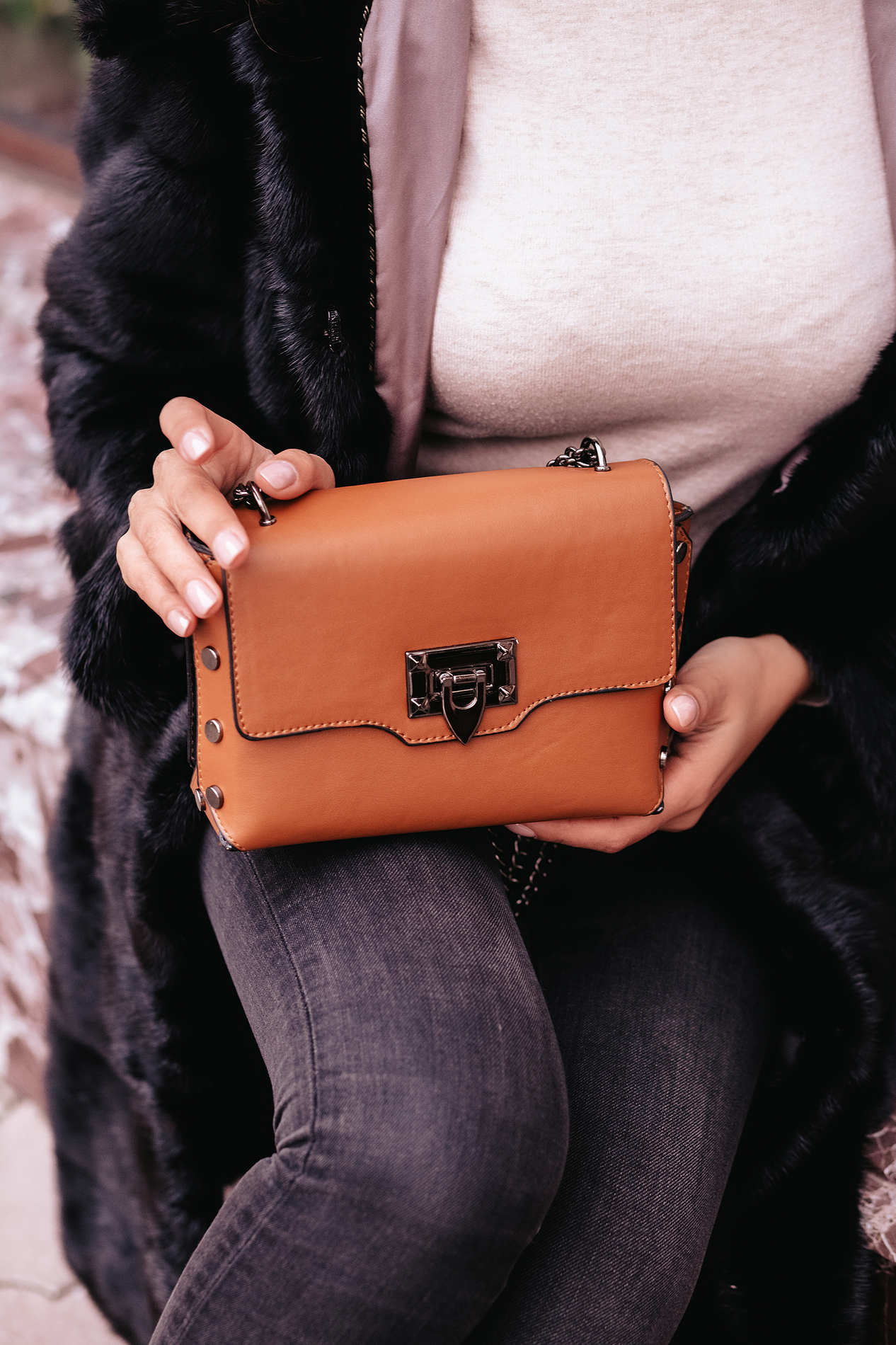 

Женская сумка Beverly коричнево-рыжая эко кожа - Astory Designer Bags (BeverKram00023-00034)
