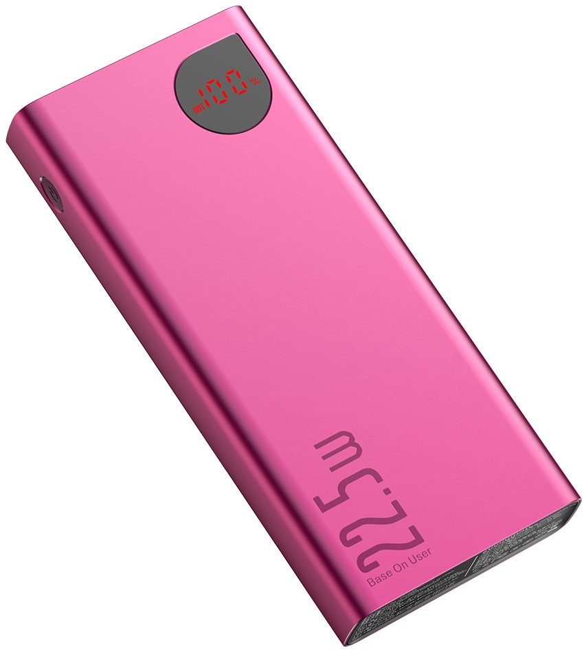 

УМБ Baseus Adaman 20000mAh 22.5W с технологией QC3.0+PD3.0 Розовый