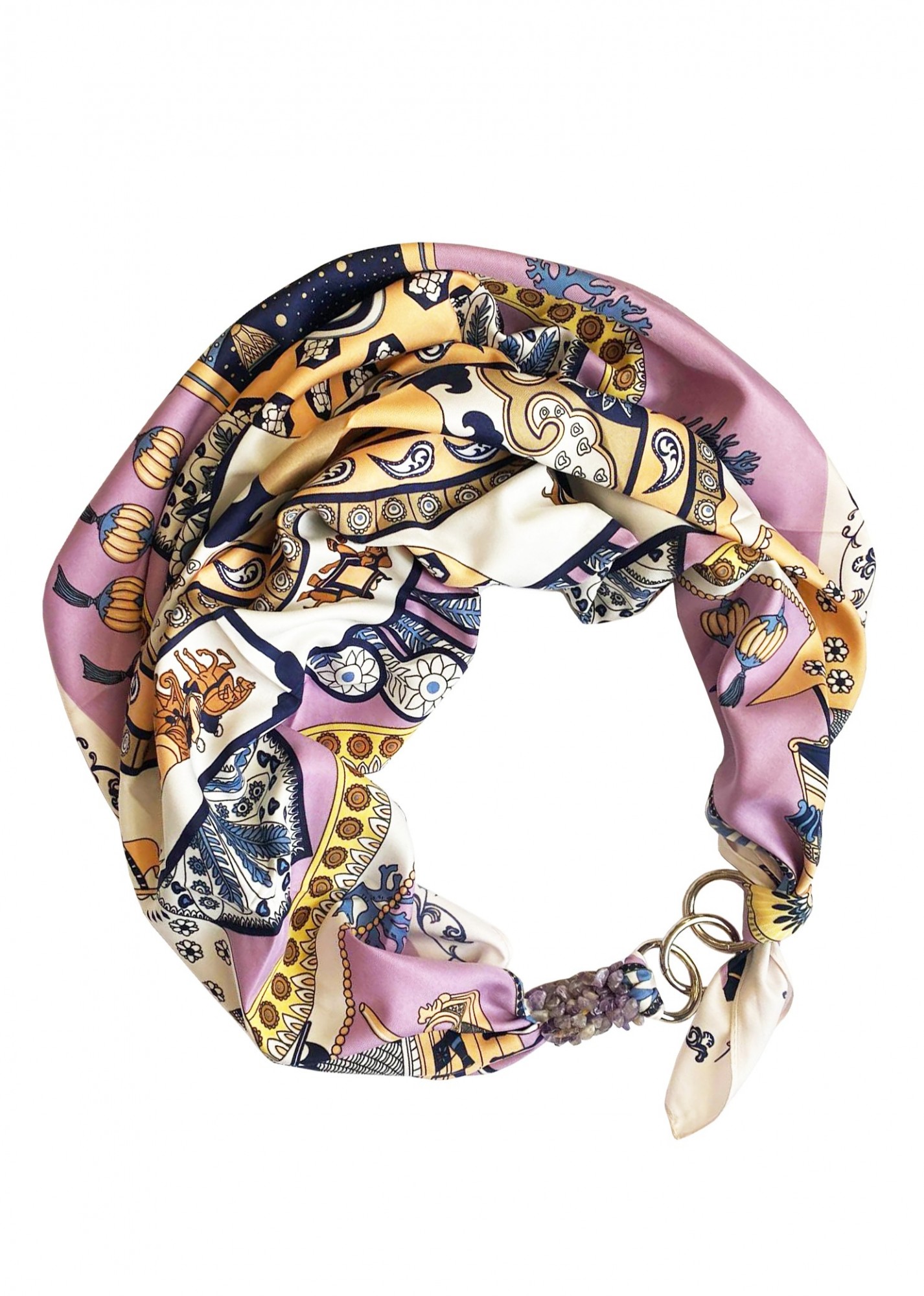 

Платок "Розовая Жемчужина" от бренда MyScarf, подарок женщине