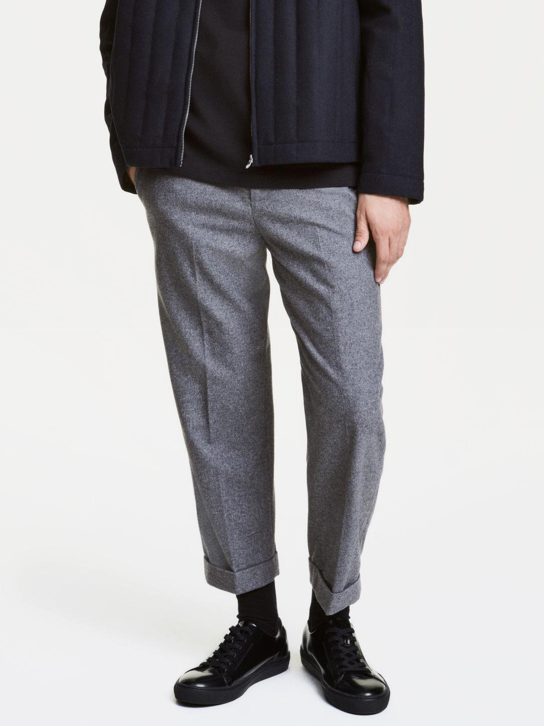 

Брюки H&M XAZ158221RAEK  Серые, Брюки H&M XAZ158221RAEK 52 Серые