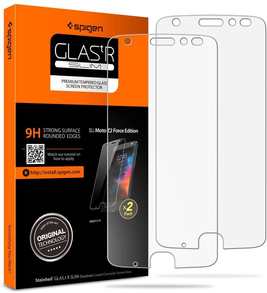 

Защитное стекло Spigen для Moto Z2 Force Edition 0.33mm (2 Pack)