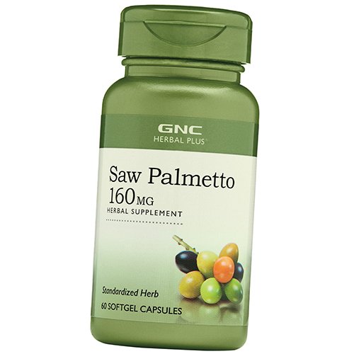 

Экстракт Плодов Пальмы Сереноа, Saw Palmetto 160, GNC 60гелкапс (71120024)