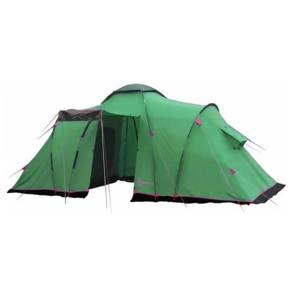 

Палатка четырехместная туристическая Tramp Brest 4 v2 TRT-082 (5050х2200х2000мм), зеленая