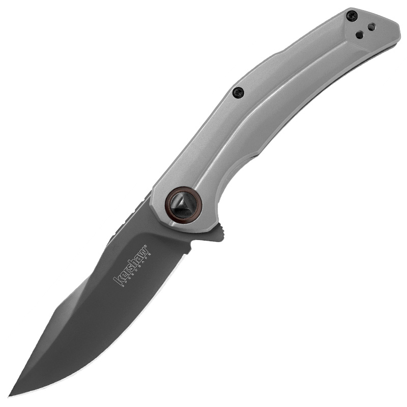 

Нож складной Kershaw Believer (длина: 186мм, лезвие: 83мм, черное), серый
