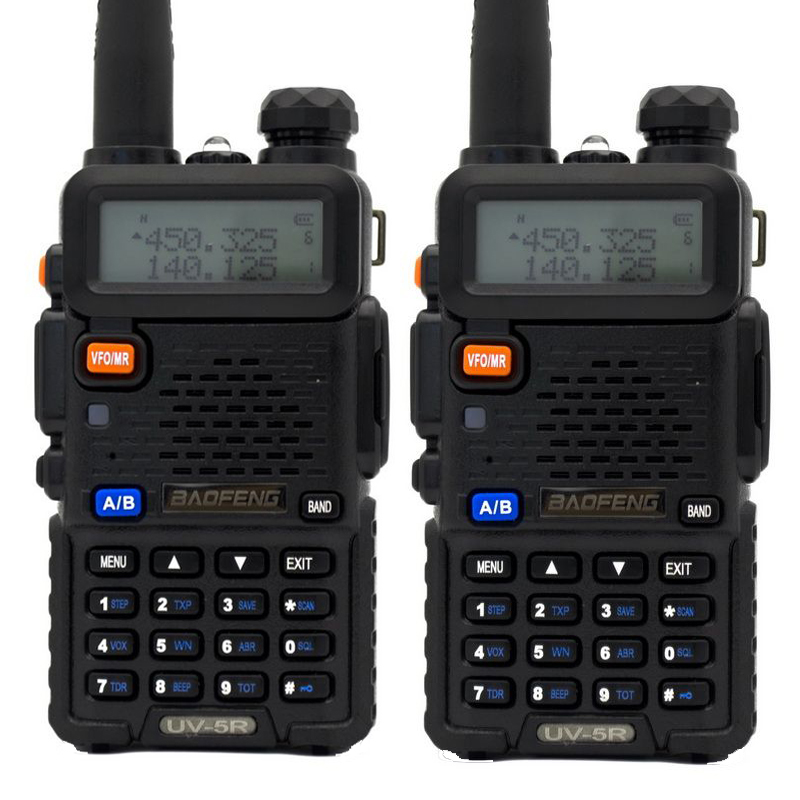 

Рация Baofeng DM-5R Tactical (5W, VHF,UHF, 136-174, 400-480MHz, до 16км, 512 канал., АКБ), 2шт, черная