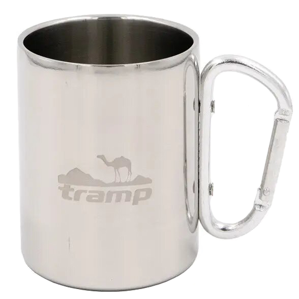 

Кружка Tramp TRC-122 (0,35л), стальная, с карабином