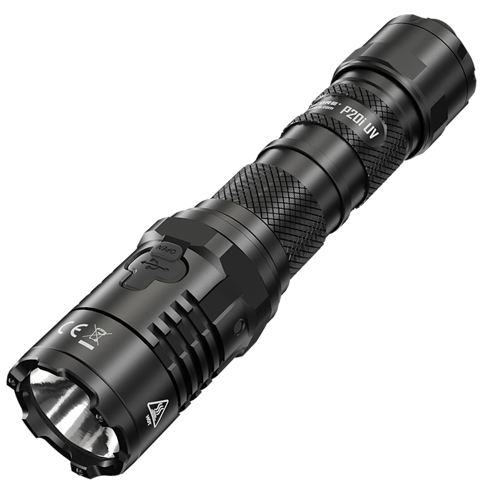 

Фонарь Nitecore P20i UV (Luminus SST-40-W+4xUV, 1800 люмен, 5 реж, 1x21700i, USB Type-C), комплект